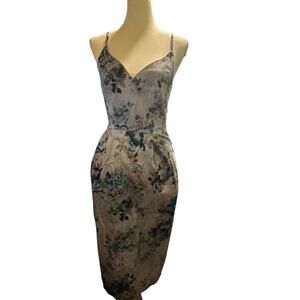 ASOS Floral Printed Hitchcock Pencil Dress, Size 6